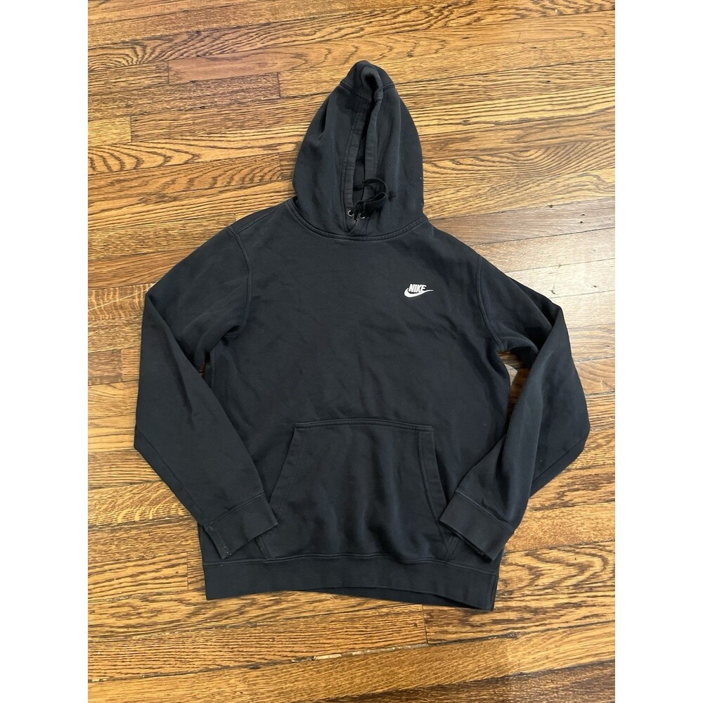 Nike Sportswear Men's Hoodie - Black Sweatshirt Size Medium